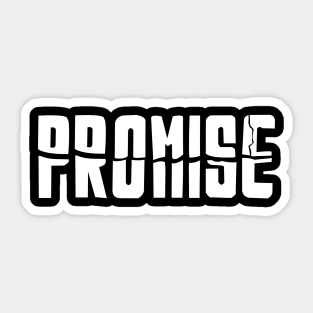 Broken Promise Nerd Riddle Sticker